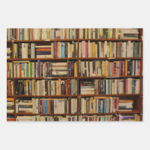 図書型図書包み紙