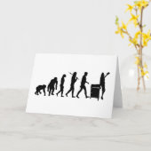 図書好き図書館インデックスカードギア カード (黄色い花)