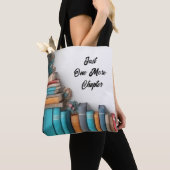 「図書宝物 – 本好きの憩いの場」 トートバッグ (クローズアップ)