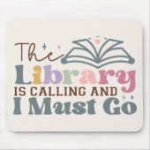 図書室が来て行かなくちゃ マウスパッド (正面)