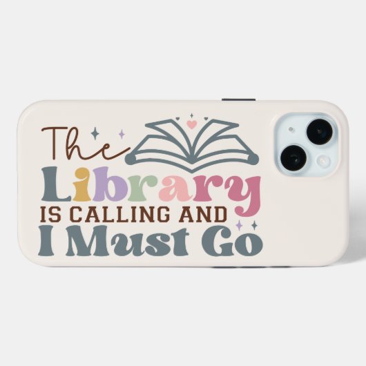 図書室が来て行かなくちゃ Case-Mate iPhoneケース (裏面 (横))