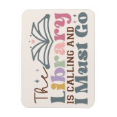 図書室が来て行かねばならない マグネット (縦)