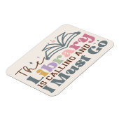 図書室が来て行かねばならない マグネット (左側)