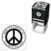 図書室のペース記号名前をカスタムする セルフインキングスタンプ (インサイチュ)