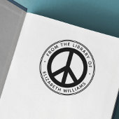 図書室のペース記号名前をカスタムする セルフインキングスタンプ