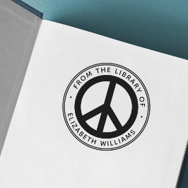 図書室のペース記号名前をカスタムする セルフインキングスタンプ