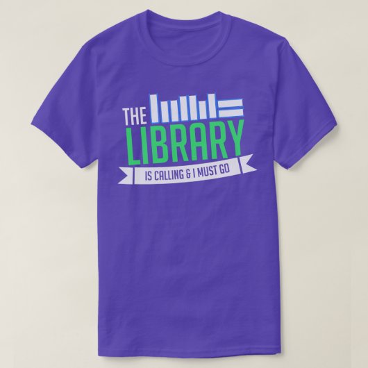 図書室の図書3 Tシャツ (デザイン正面)
