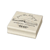 図書室の手書き原稿 ラバースタンプ (スタンプ)