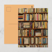 図書室の書籍 ポストカード (正面/裏面)