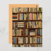 図書室の書籍 ポストカード (正面/裏面)