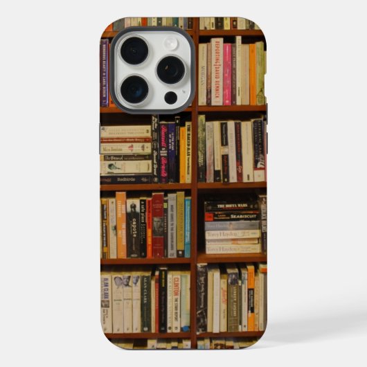 図書室の書籍 iPhoneケース (裏面)