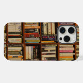 図書室の書籍 iPhoneケース (裏面横)