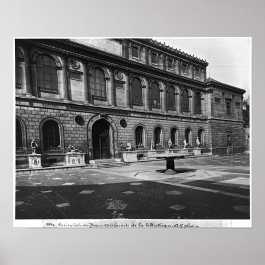 図書室の正面 ポスター (正面)