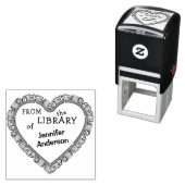 図書室の蔵書名前をカスタムする セルフインキングスタンプ (インサイチュ)