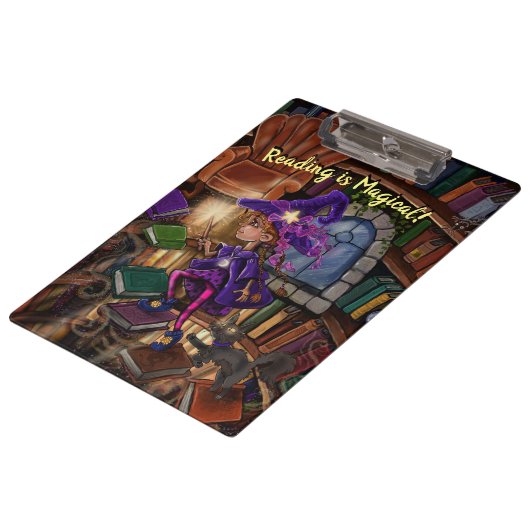 図書室の魔法読は「魔法だ」 クリップボード (アングル)