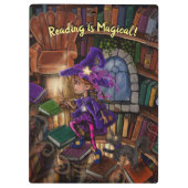 図書室の魔法読は「魔法だ」 クリップボード (裏面)