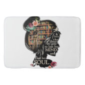 図書室へ入る彼女はバスマットに行く バスマット (正面)