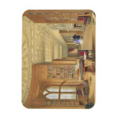 図書室ウィンザー城1838年（カラーリトボ） マグネット (縦)