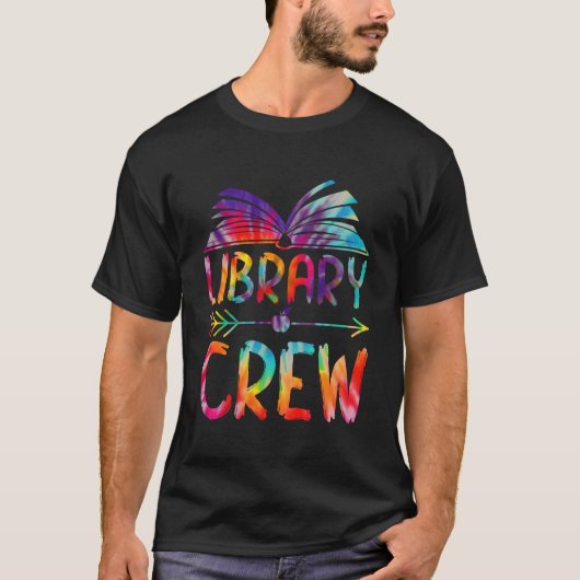 図書室クルー先生学校初日 Tシャツ (正面)