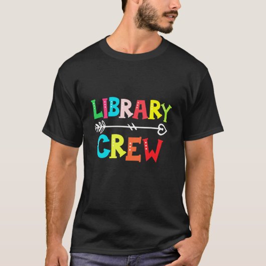 図書室クルー先生生学校初日 Tシャツ (正面)