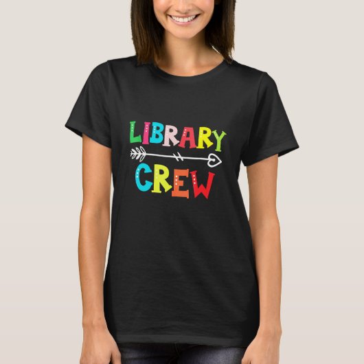 図書室クルー先生生学校初日 Tシャツ (正面)
