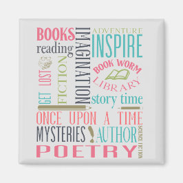 図書室サブウェイアート マグネット