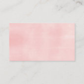 図書室ベビーガールシャワーおむつラッフルチケット エンクロージャーカード (裏面)