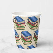 図書室先生図書室読学校 紙コップ (裏面)