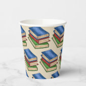 図書室先生図書室読学校 紙コップ (左)