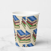 図書室先生図書室読学校 紙コップ (右)