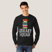 図書室司書室乗務員読の本おたく Tシャツ (正面フル)