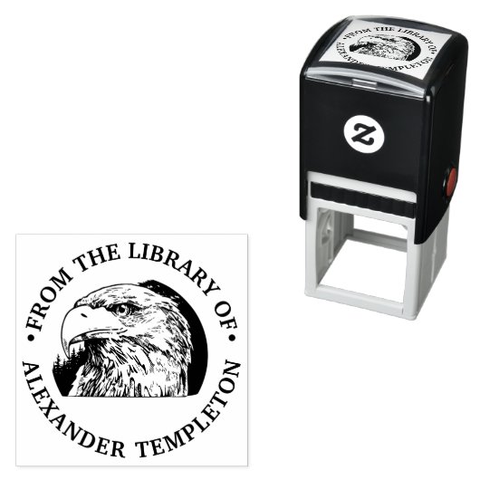 図書室威厳のあるから#2頭の禿げ セルフインキングスタンプ (インサイチュ)