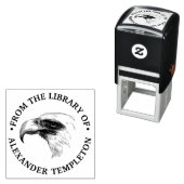 図書室威厳のあるのハゲのワシの頭 セルフインキングスタンプ (インサイチュ)