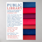 図書室広告の ポスター (正面)