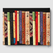 図書室抽象芸術誕生日パーティーゲストブック ゲストブック (裏面)