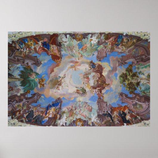 図書室華美の天井詳細 ポスター (正面)