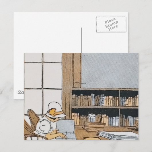 図書室読内 ポストカード (正面/裏面)