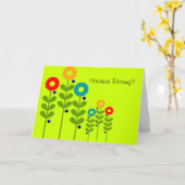 図書室退職したカードフローラ カード (黄色い花)