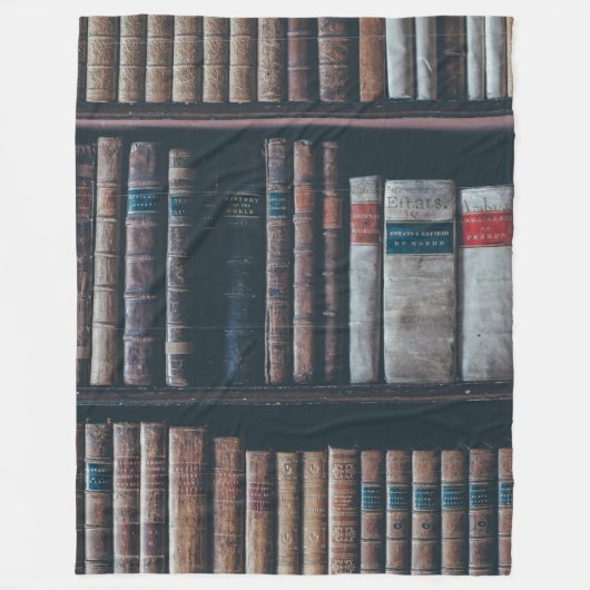 図書室 フリースブランケット (正面)