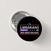 図書室，図書室読,読，本，読者， 缶バッジ (正面&裏面)