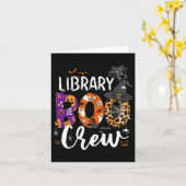 図書室Booクルー学校図書室ハロウィンライブラリ カード (黄色い花)