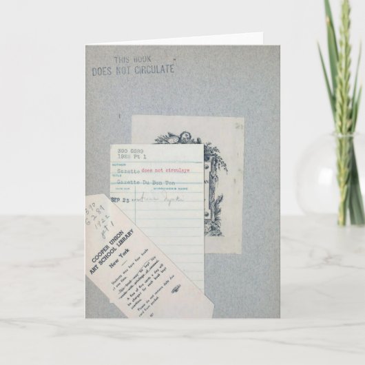 図書愛好家のためのExライブラリカード カード (正面)