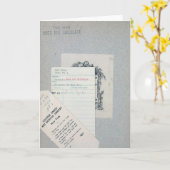 図書愛好家のためのExライブラリカード カード (黄色い花)