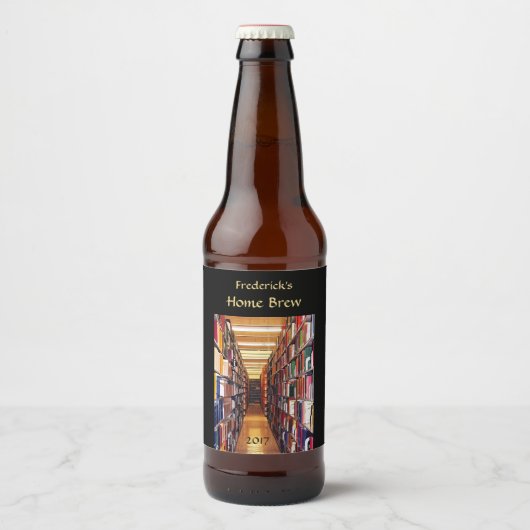 図書本ビールラベル ビールラベル (正面)
