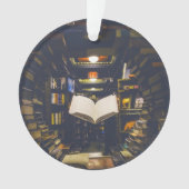 図書棚オープンブック読 オーナメント (正面)