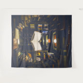 図書棚オープンブック読 タペストリー (正面(横))