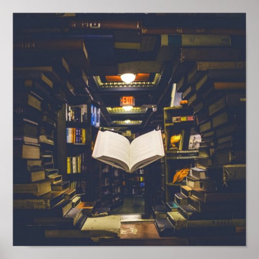 図書棚オープンブック読 ポスター (正面)