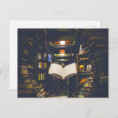 図書棚オープンブック読 ポストカード (正面/裏面)