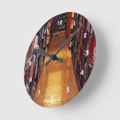 図書棚抽象芸術壁時計 ラウンド壁時計 (傾斜)