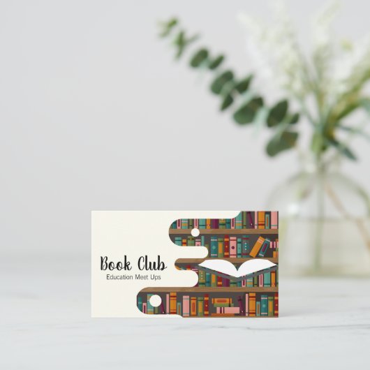 図書棚 名刺 (スタンド正面)